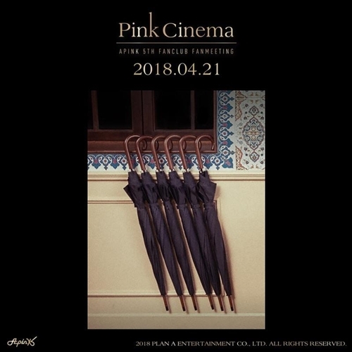 데뷔 7주년 팬미팅 '핑크 시네마' 포스터