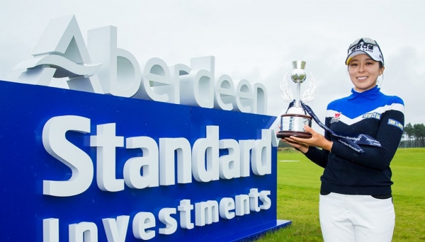 [사진]Tristan Jones 제공, 2019년 스코틀랜드오픈 우승자 허미정