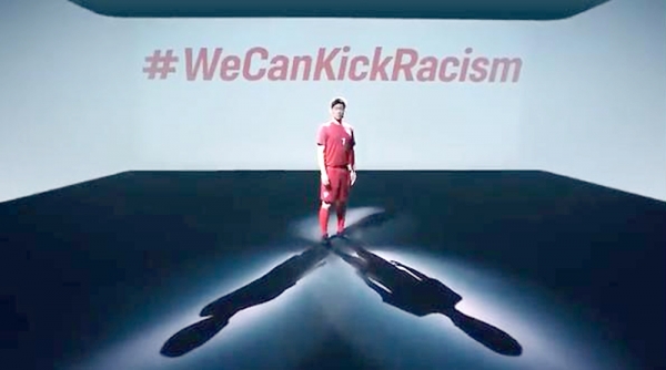 [사진]AFC 인스타그램 캡처, AFC의 인종차별 반대 영상에 출연한 박지성

