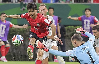 '중원 사령관' 황인범, 벼랑 끝 한국 축구 구원…월드컵 첫 골 폭발!