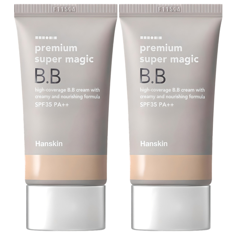 한스킨 프리미엄 수퍼 매직 비비크림 SPF30 PA , 단일 색상, 45g, 2개