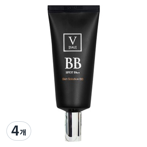 파우 스킨솔루션 비비크림 SPF37 PA , 화사한 베이지, 50g, 4개