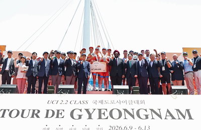 이탈리아 토마소, '투르 드 경남' 챔피언 등극!