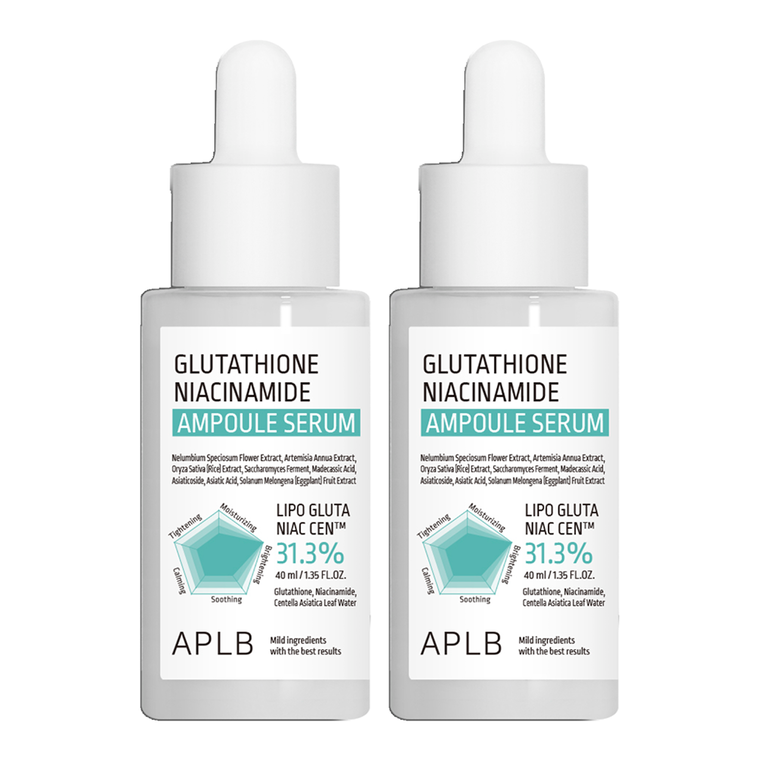 APLB 글루타치온 나이아신아마이드 앰플 세럼, 40ml, 2개