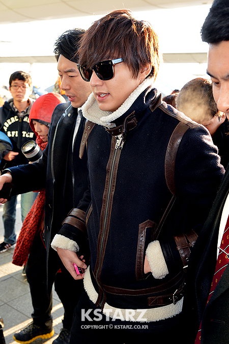 이민호 중국 패션 어원즈 시상식 참석차 상하이로 출국