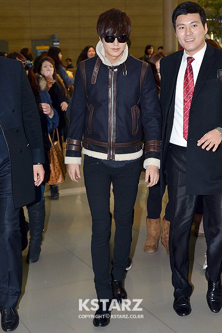 이민호 중국 패션 어원즈 시상식 참석차 상하이로 출국
