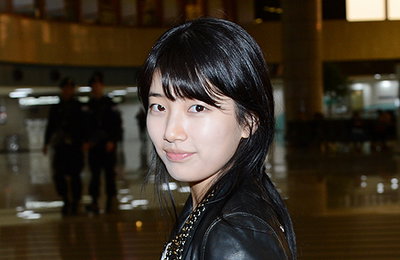 수지, 드라마 '빅' 일본 프로모션 참석차 출국하고 있다.