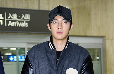 김현중, 8일 오후 일본 프로모션을 마치고 김포국제공항을 통해 귀국