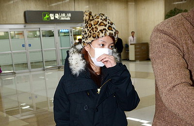 보아, 9일 오후 일본 프로모션을 마치고 김포공항을 통해 귀국