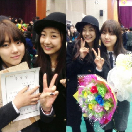 위탄 출신 권리세 근황, 졸업식 직찍 속 청순 후배 누구?