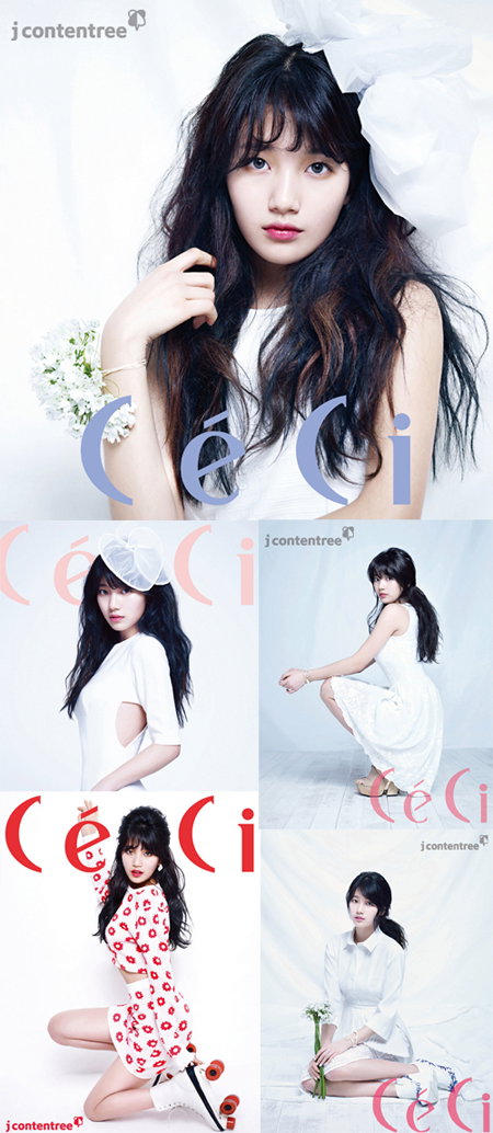 <쎄씨>, 섹시 & 청순 매력 겸비한 수지 화보컷 대공개