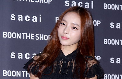 카라 구하라, 24일 서울 중구 신세계백화점 본관 트리니티 가든에서 '분더샵(BOON THE SHOP)' 사카이 AW 2013 패션쇼 참석