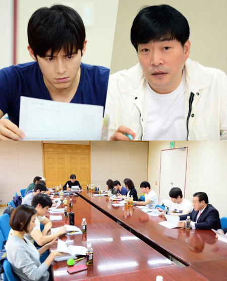 SBS 새 월화극 <황금의 제국> 첫 대본연습, 웰메이드 탄생 예고