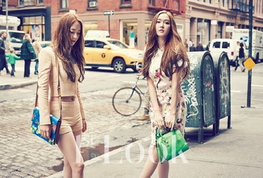 온스타일 '제시카&크리스탈' 뉴욕 화보..정자매의 매력