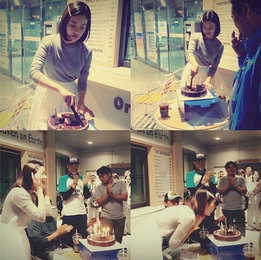 ‘왔다! 장보리’ 오연서, 스태프들의 ‘훈훈’ 깜짝 생일파티에 감동