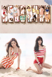 소녀시대, 해변 콘셉트로 한 시계 화보 공개