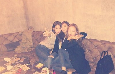 구하라, 강민경·제시카 우리 친해요…"청바지 자매들"