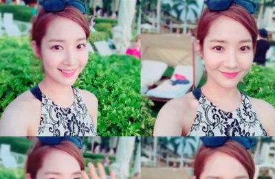 박민영, 하와이 여행 중 러블리 미소…