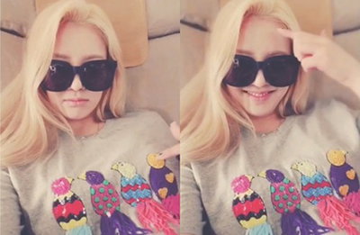 소녀시대, 3인 3색 기내 셀카 공개