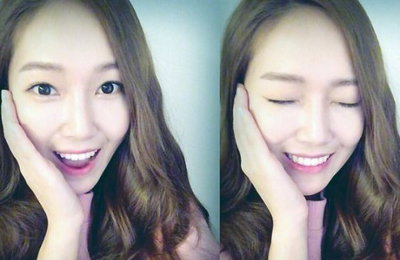 "생일엔 꽃받침"…제시카, 수줍은 애교