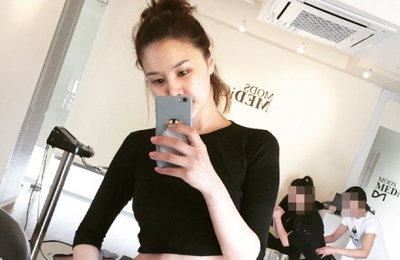 박은지, 탄탄한 복근 공개…"건강미 물씬"