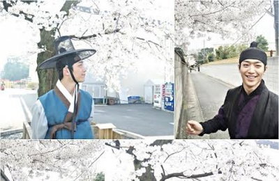 꽃보다 강준이…'벚꽃선비'로 변신한 서강준