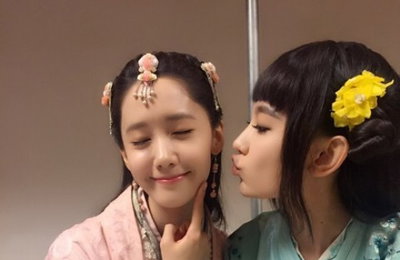 소녀시대 윤아, 사랑스런 핑크공주의 우정
