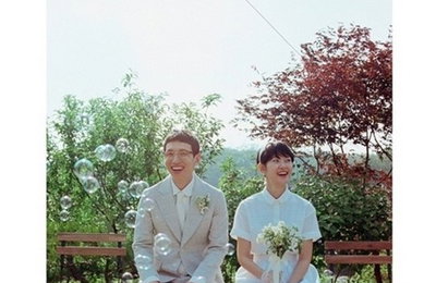 봉태규♥하시시박, 결혼식 사진 공개 '나의 웨딩'