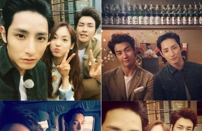 김영광·이수혁·성유리, 훈훈 우정샷…비주얼 매력 만점