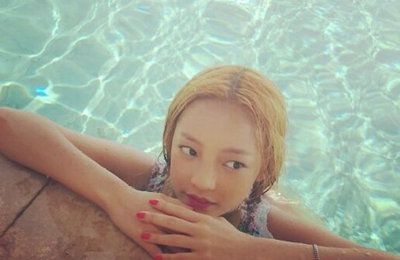 "깜찍 비주얼"구하라, 인형같은 얼굴…