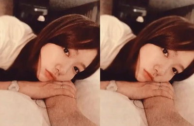 박신혜, 침대 셀카 공개… “잘자요 우리”