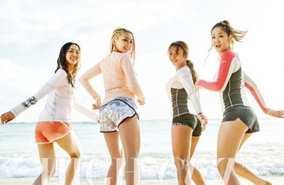 씨스타, 건강미 넘치는 해변 화보…"상큼+발랄"