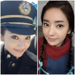배우 한채영, 바비인형의 반전 매력…"여경찰 vs 여고생"