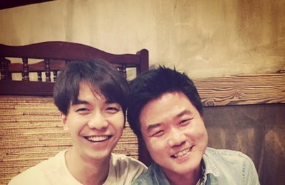 이승기·나영석, 훈훈한 투샷…"돈독한 우애"