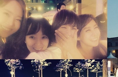 김선아, 소유진·김정은 등과 찰칵 "오랜만에 힐링"