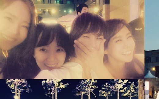 김선아, 소유진·김정은 등과 찰칵 "오랜만에 힐링"