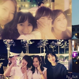 김선아, 소유진·김정은 등과 찰칵 "오랜만에 힐링"