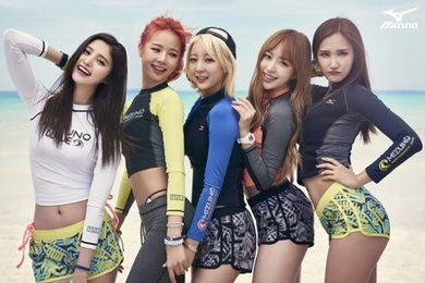 EXID, 남심 저격 비치룩…'완벽한 S라인'여름 화보
