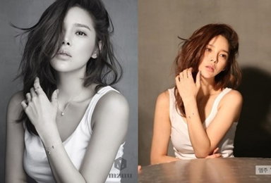 박시연, 화보 촬영 현장 공개 '무보정에도 비주얼 갑'