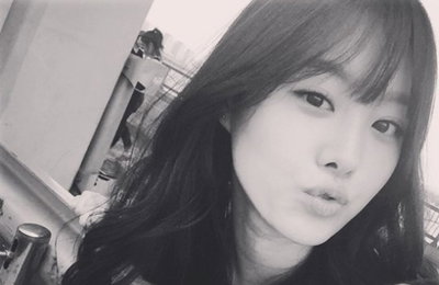 송지은, 입술 내밀고 셀카 '청순미+귀요미'
