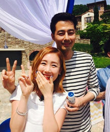 하하 아내 가수 별 '조인성과 브이(V)~ 드림 엄마 인증 성공'