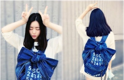홍수아, 10대 소녀 같은 미모 눈길..'패셔니스타의 백팩'