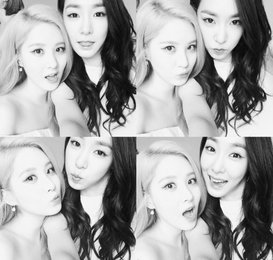 소녀시대 티파니·서현, 사랑스런 4종셀카 공개…