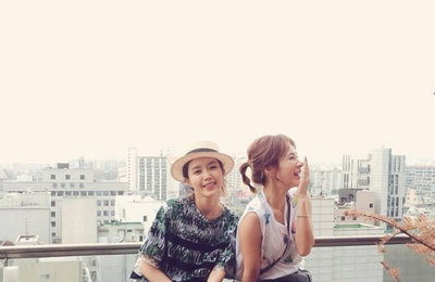 '썸남썸녀' 채정안·채연, 촬영 중 찰칵…'썸녀 화보같은 비주얼'