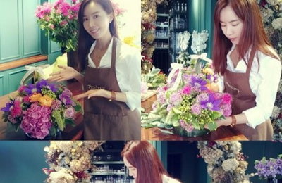 김유미, 꽃처럼 아름다운 일상 공개 "나의 첫 작품 어때요?”