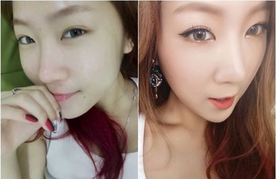 소유, 반전미모…"청순가련 민낯 vs 섹시 메이크업"