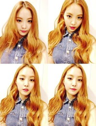 '에이핑크' 손나은, 청순의 섹시템…"금발헤어"