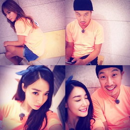 소녀시대 티파니, 유리·하하와 ‘런닝맨’ 녹화 훈훈 인증샷…