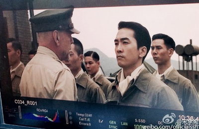 송승헌, 브루스 윌리스와 촬영 중…중국 근황 공개