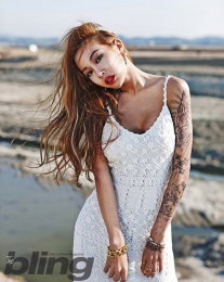 제시, 화보 속 도발적인 포즈 '블링 매거진'